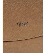 TOSCA BLU CICLAMINO Geanta servieta din piele ciocanita cămilă - Genți femei - 3