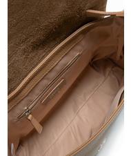 TOSCA BLU CICLAMINO Geanta servieta din piele ciocanita cămilă - Genți femei - 5