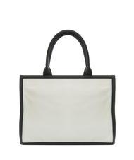 TOSCA BLU RECTANGLE Geantă tote din pânză negru - Genți femei - 4