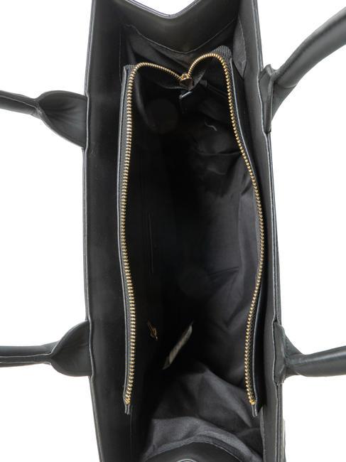 RECTANGLE Geantă tote din pânză negru - Genți femei