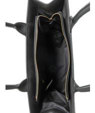 TOSCA BLU RECTANGLE Geantă tote din pânză negru - Genți femei - 5