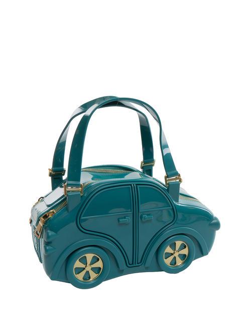 Carina Geantă de mână, cu curea de umăr păun - Genți femei