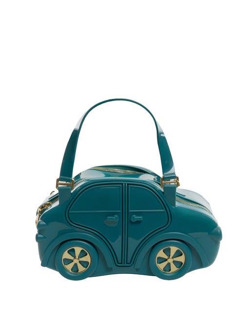 Carina Geantă de mână, cu curea de umăr păun - Genți femei