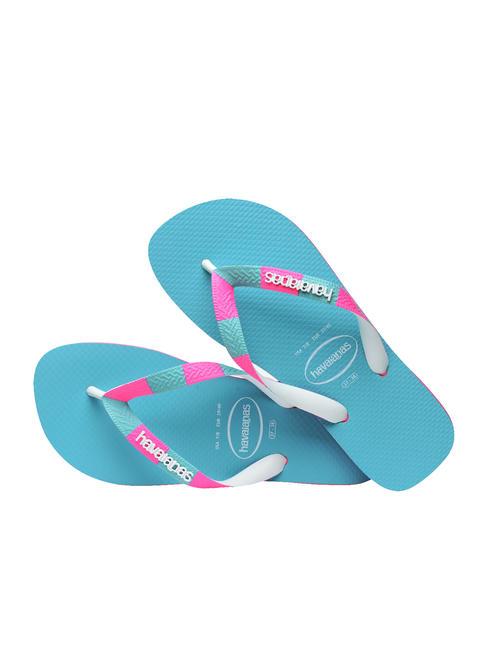 TOP VERANO II Papuci flip-flop roz/alb - Pantofi femei