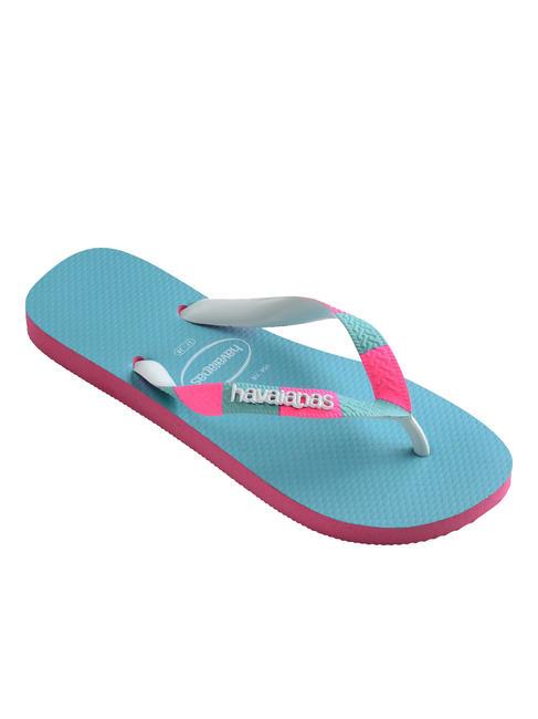 TOP VERANO II Papuci flip-flop roz/alb - Pantofi femei