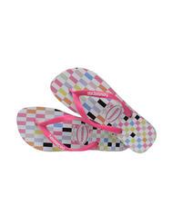 HAVAIANAS TOP CHECK Papuci flip-flop gri gheata/roz - Pantofi unisex - 3