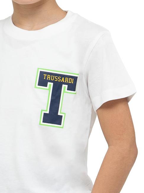 POLANCO Set tricou și bermude din bumbac alb/ind. - Treninguri pentru copii