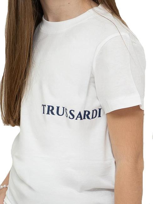 PANELLA Set tricou și bermude din bumbac alb/ind. - Treninguri pentru copii