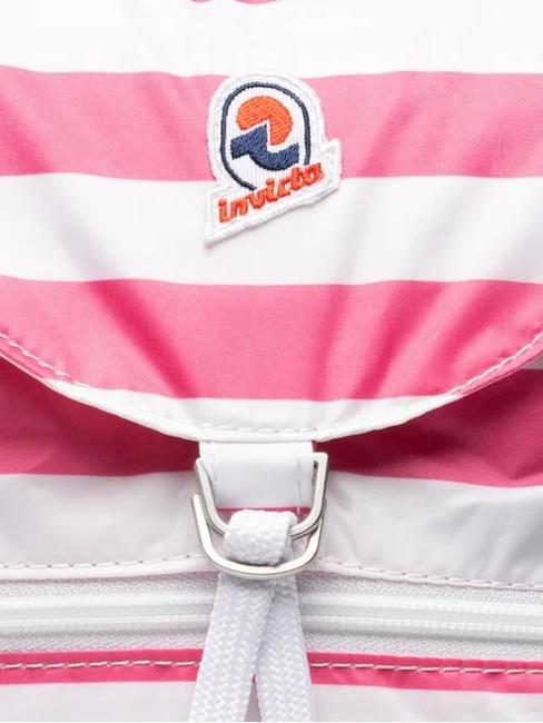 MINISAC VINTAGE Rucsac pliabil alb roz - Rucsacuri pentru școală și timp liber