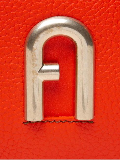 PRIMULA Geanta de umar, din piele mandarină - Genți femei