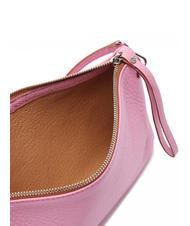 GIANNI CHIARINI HERMY Pocheta din piele ciocanita rosa-natura - Genți femei - 4