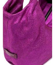 GIANNI CHIARINI AGNESE Geanta din piele laminata roz aprins - Genți femei - 4