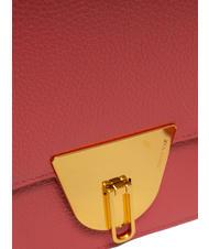 COCCINELLE NICO Geantă mică de umăr din piele merisoare - Genți femei - 5