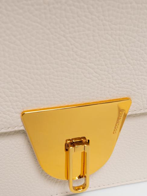 NICO Geantă mică de umăr din piele lapte de nucă de cocos - Genți femei