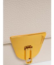 COCCINELLE NICO Geantă mică de umăr din piele lapte de nucă de cocos - Genți femei - 3