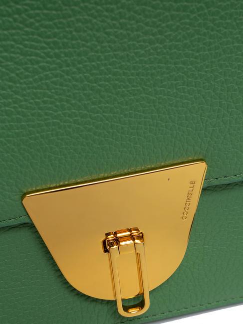 NICO Geantă mică de umăr din piele mentă - Genți femei