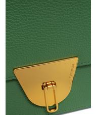 COCCINELLE NICO Geantă mică de umăr din piele mentă - Genți femei - 5