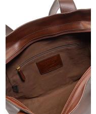 THE BRIDGE CARLOTTA Geantă de cumpărături de umăr din piele BROWN - Genți femei - 4