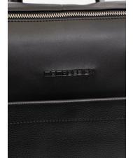 MOMO DESIGN SQUARED Rucsac din piele pentru laptop de 15". negru - Rucsacuri pentru laptop - 3