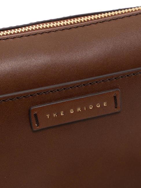 CECILIA Geanta de umar din piele BROWN - Genți femei