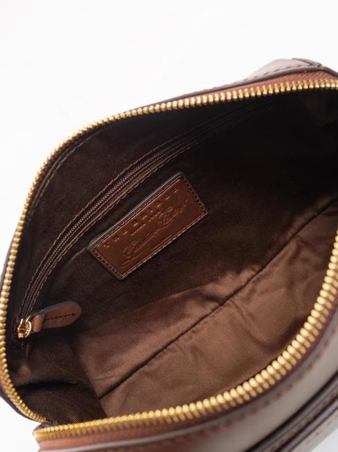 CECILIA Geanta de umar din piele BROWN - Genți femei