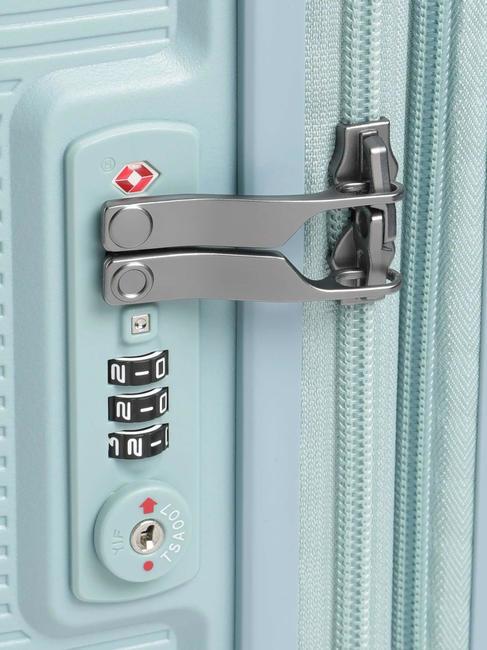 FORZA Cărucior pentru bagaje de m&acirc;nă extensibil albastru de coastă - Bagaje de m&acirc;nă