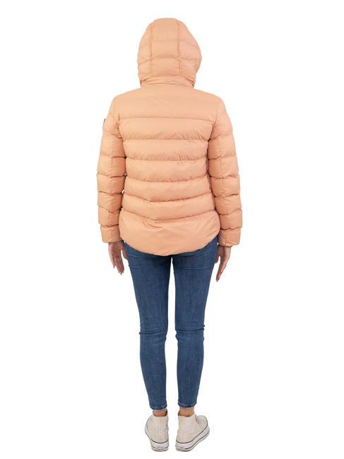 NISTON NY Jachetă scurtă de puf cu glugă maro Bombay - Jachete de puf pentru femei