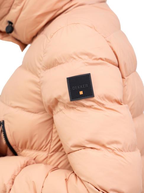 NISTON NY Jachetă scurtă de puf cu glugă maro Bombay - Jachete de puf pentru femei