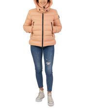 DEKKER NISTON NY Jachetă scurtă de puf cu glugă maro Bombay - Jachete de puf pentru femei - 4