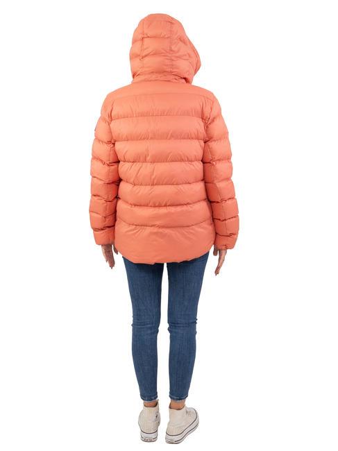 NISTON NY Jachetă scurtă de puf cu glugă siena - Jachete de puf pentru femei