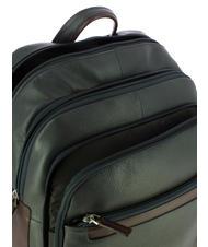 PIQUADRO X1 Rucsac pentru laptop din piele de 15,6". albastru / maron - Rucsacuri pentru laptop - 4