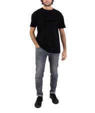 ASPESI BASIC FLOCK Tricou din bumbac cu logo negru - tricou - 5
