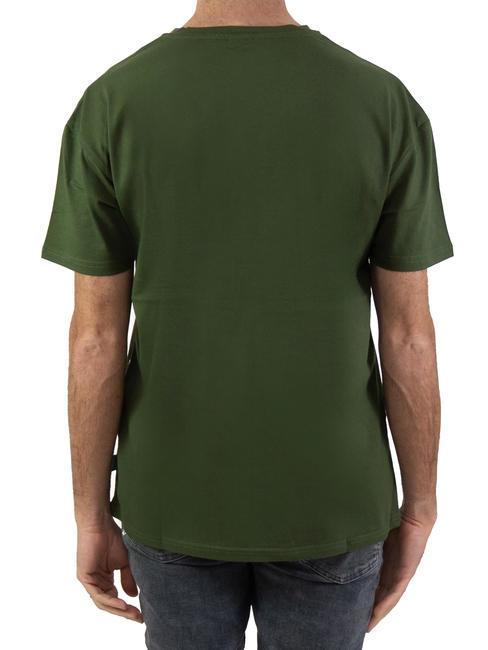 BASIC FLOCK Tricou din bumbac cu logo militar - tricou