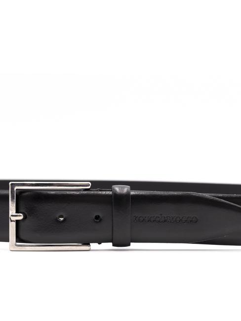 LEATHER Curea de piele negru - Curele