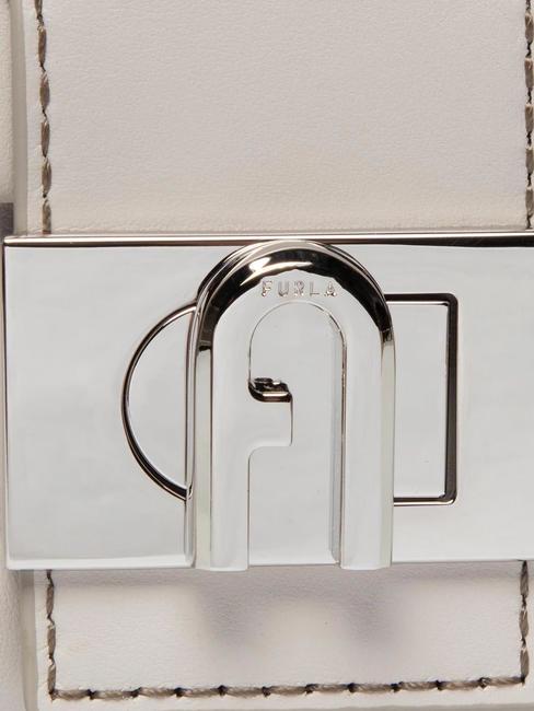 CHARLOTTE Geanta de mana, cu bareta de umar perla - Genți femei