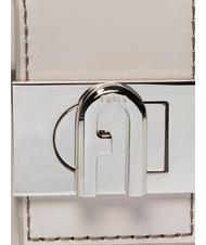 FURLA CHARLOTTE Geanta de mana, cu bareta de umar perla - Genți femei - 5