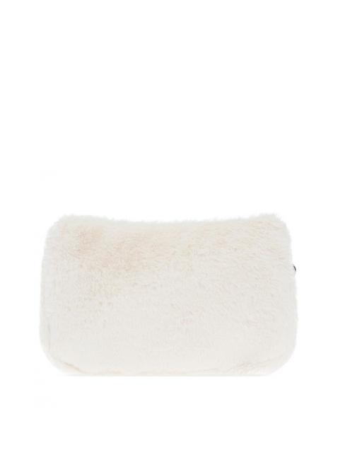 MOON Geanta de umar cu bareta de umar bumbac alb - Genți femei