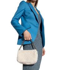 FURLA MOON Geanta de umar cu bareta de umar bumbac alb - Genți femei - 6