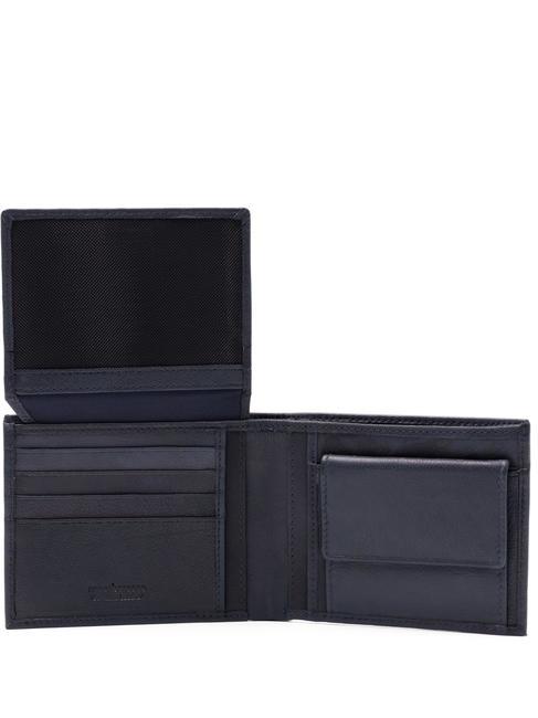GIFT BOX Curea + portofel din piele negru - Portofele bărbați