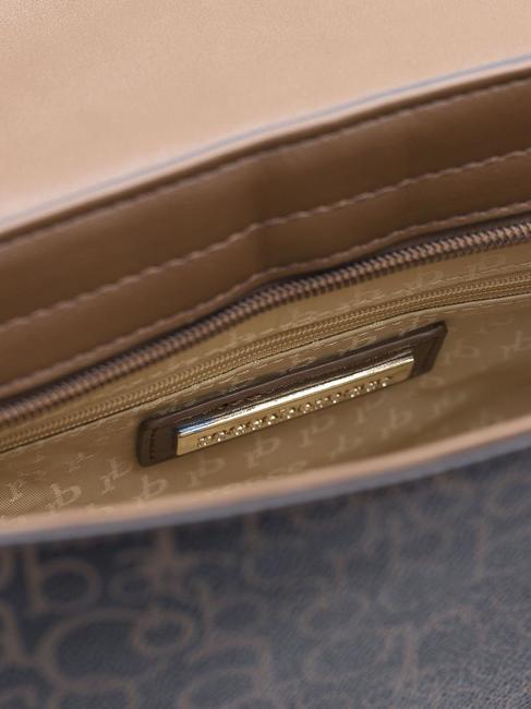 GIADA geanta de umar maro/negru - Genți femei