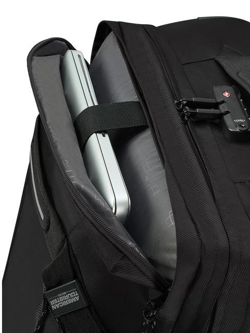 URBAN TRACK Rucsac cărucior pentru bagaje de mână asfalt negru - Bagaje de mână