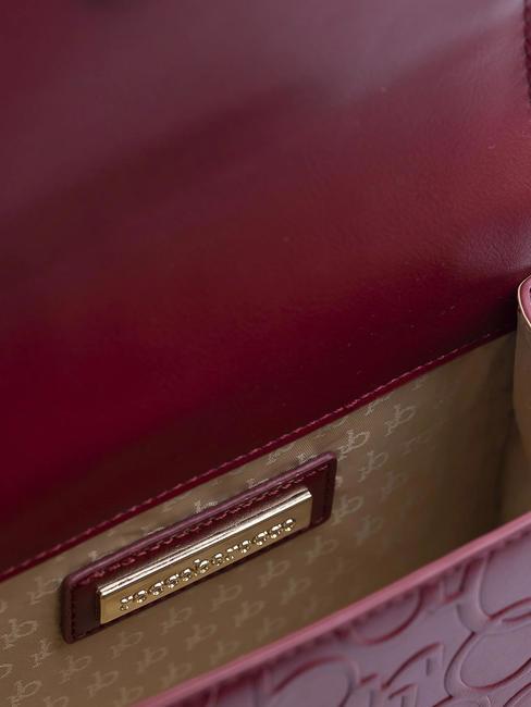 RUBINO Geanta de umar cu bareta de umar roșu - Genți femei