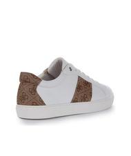GUESS TODA Adidași joasă Alb / maro - Pantofi femei - 3