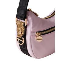 BORBONESE ECO LINE NYLON Geantă de umăr mini moon hortensie/op natural - Genți femei - 4