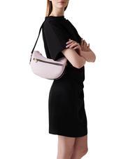 BORBONESE ECO LINE NYLON Geantă de umăr mini moon hortensie/op natural - Genți femei - 6