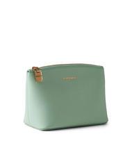 BORBONESE LETTERING Geantă de toaletă din piele - Genți plic și truse