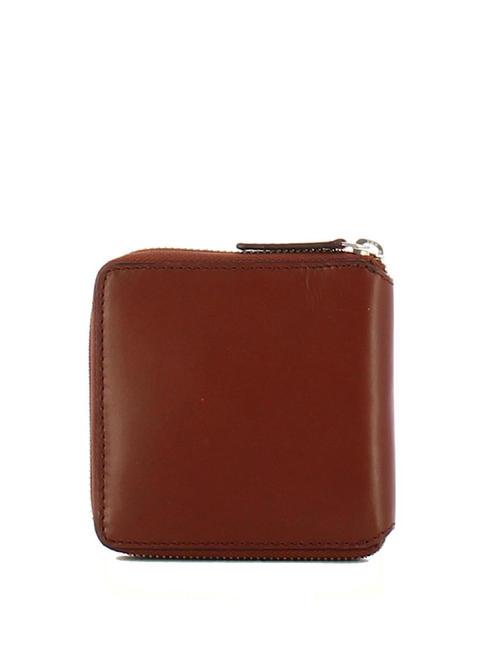 PITIGLIANO Portofel de piele Maro / Paladiu - Portofele bărbați