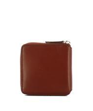 THE BRIDGE PITIGLIANO Portofel de piele Maro / Paladiu - Portofele bărbați - 3