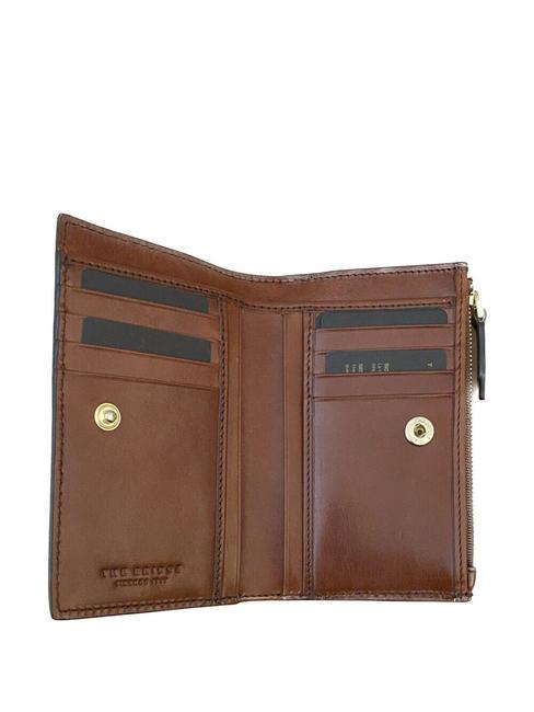 LUCREZIA  Pocheta din piele BROWN - Portofele femei