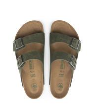 BIRKENSTOCK ARIZONA Papuc cu două benzi cimbru de praf de desert - Pantofi unisex - 5